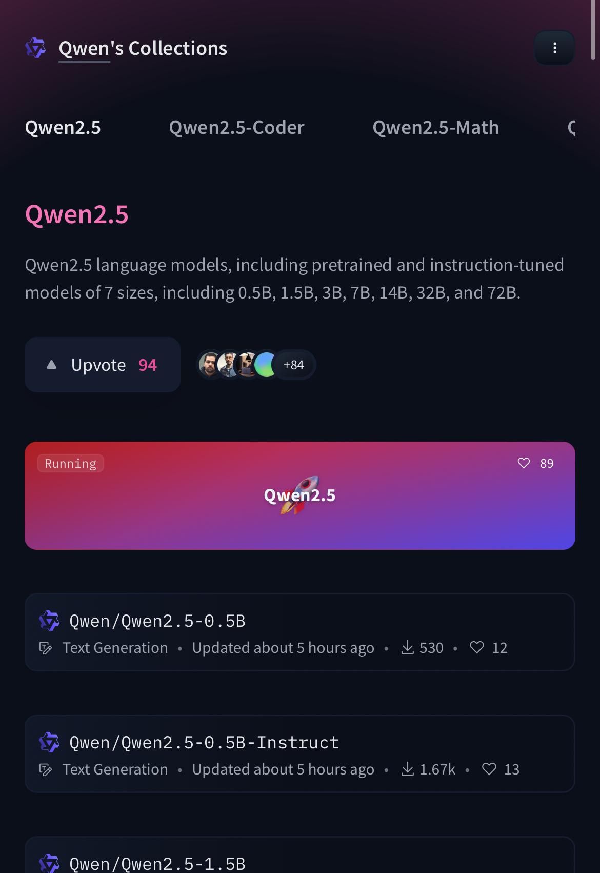 Quem 2.5 (State-of-the-art chatbot) was just released