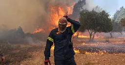 Wildfires bring death and destruction to sun-scorched Mediterranean