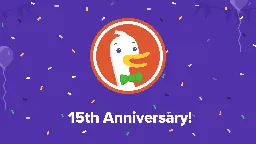 Celebrating 15 Years of DuckDuckGo