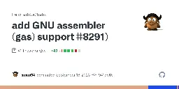 add GNU assembler (gas) support #8291) · helix-editor/helix@941dc6c