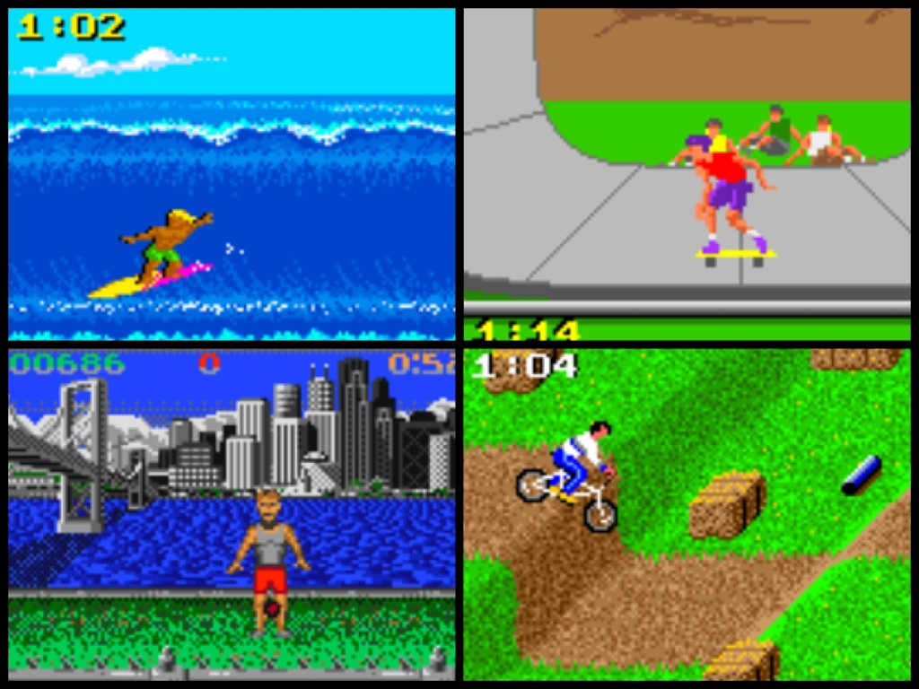 The Atari Lynx version of California Games