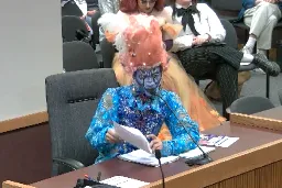 'Dragula' star attends government hearing in drag, slams anti-trans bill