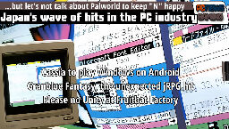 Japanese PC game devs reach milestones, but celebrities asked to not to talk about Palworld