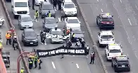 Gaza war protesters shut down Golden Gate Bridge, block traffic in other cities