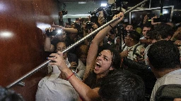 Protesters storm Mexico's Senate after ruling party appears to line up votes for court overhaul