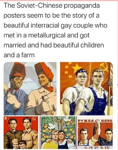 Oh my god, they were comrades