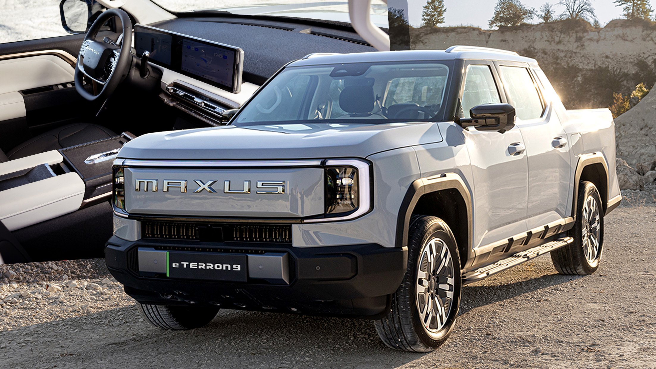 Maxus eTerron 9 Debuts As A 436 HP Electric Pickup For Europe | Carscoops