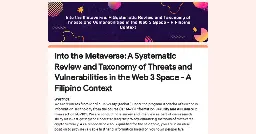 Into the Metaverse: A Systematic Review and Taxonomy of Threats and Vulnerabilities in the Web 3 Space - A Filipino Context