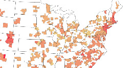 U.S. home prices have far outpaced paychecks. See what it looks like where you live