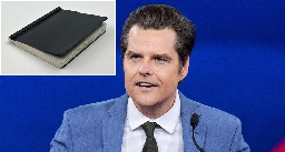 Attorney General Nominee Matt Gaetz Requests to Be Sworn in on Epstein's Little Black Book