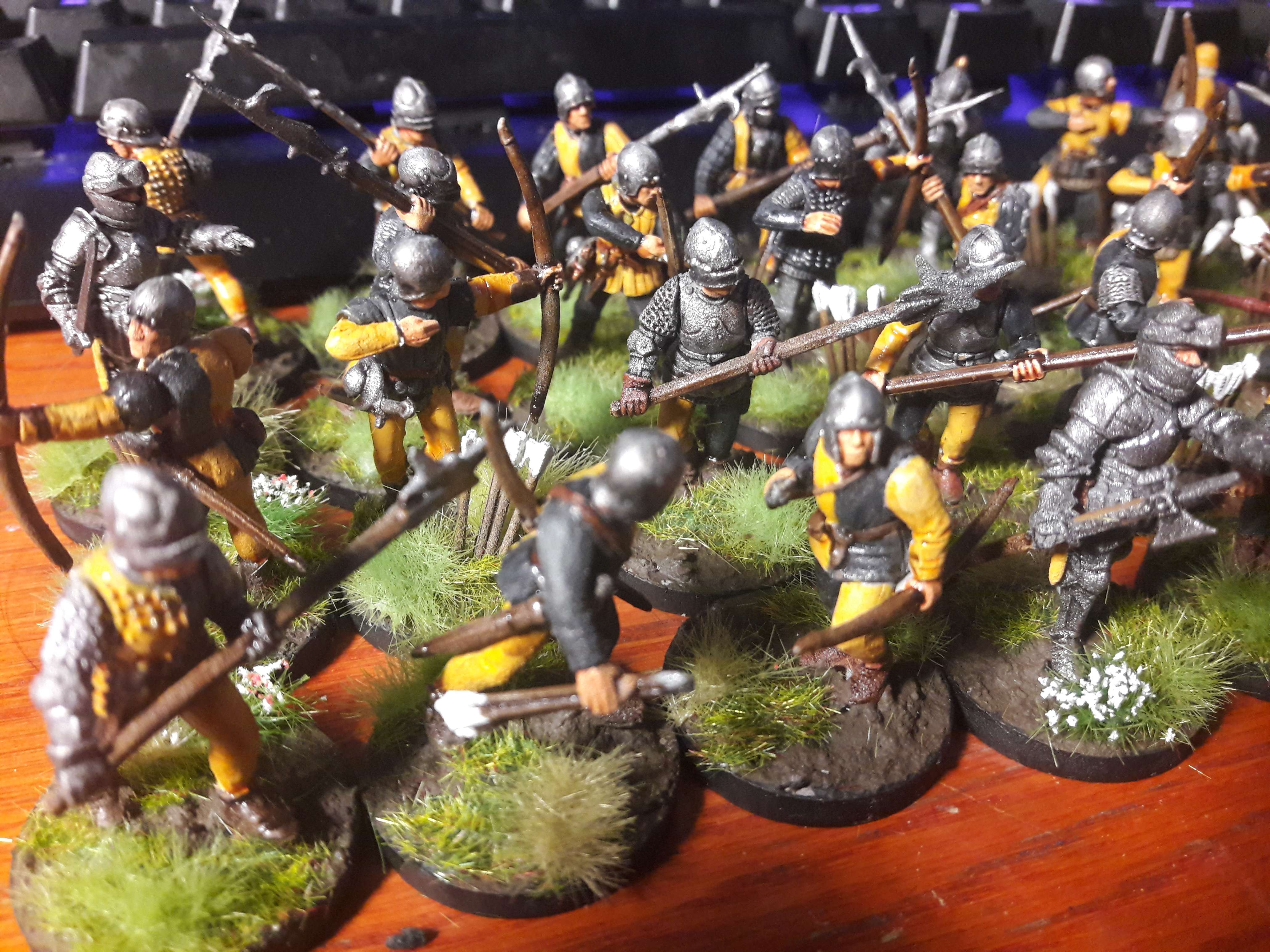 Foot Soldiers of my Human Army for Warlords of Erehwon