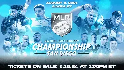 Major League Rugby Championship Tickets On-Sale - Major League Rugby