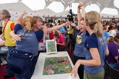 2 women from the Bay Area reign in Spain puzzle competition