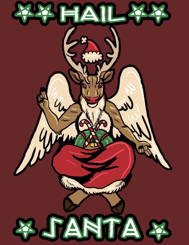 Hail Santa Reindeer