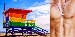 Christian lifeguard can't handle standing near a Pride flag, sues Los Angeles