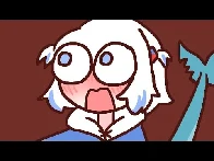 Gura gets scared by Kaela's UwU (fan animation)