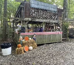 This unique festival features over 300 vendors, all in the woods