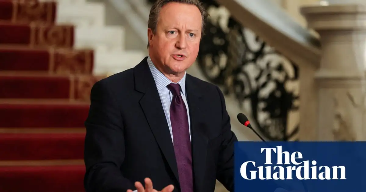 UK will consider recognising Palestinian state, says David Cameron