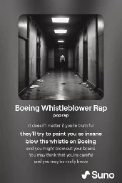 Boeing Whistleblower Song