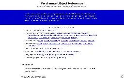 Perchance Object Reference ― Perchance Generator