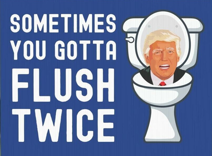 Sometimes you gotta flush twice