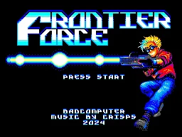 Novo jogo para Sega Master System – Frontier Force (2024)