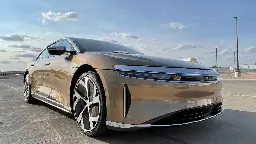Lucid Motors drops the price of its cheapest EV by more than $8,000