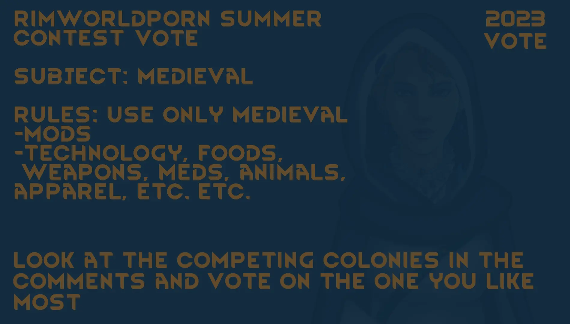 Vote here on the 2023 RimWorldPorn summer contest - RimWorldPorn - RimWorld Gallery