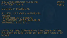 Vote here on the 2023 RimWorldPorn summer contest - RimWorldPorn - RimWorld Gallery