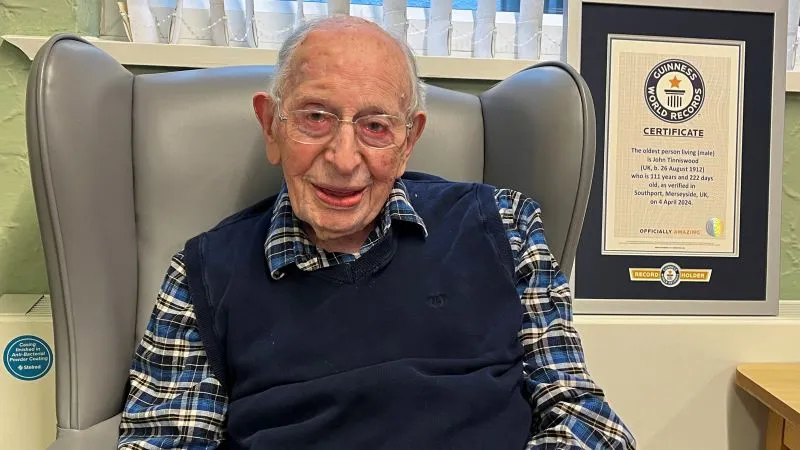 111-year-old British man born the same year the Titanic sank is now world’s oldest man | CNN