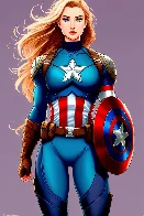 Genderbent Captain America