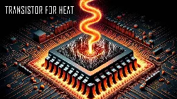 Researchers develop solid-state thermal transistor for better heat management