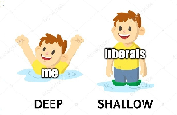 liberals are so shallow heres why (text post inside)