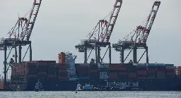 Dockworkers at Port of NY and NJ go on strike for first time since 1977