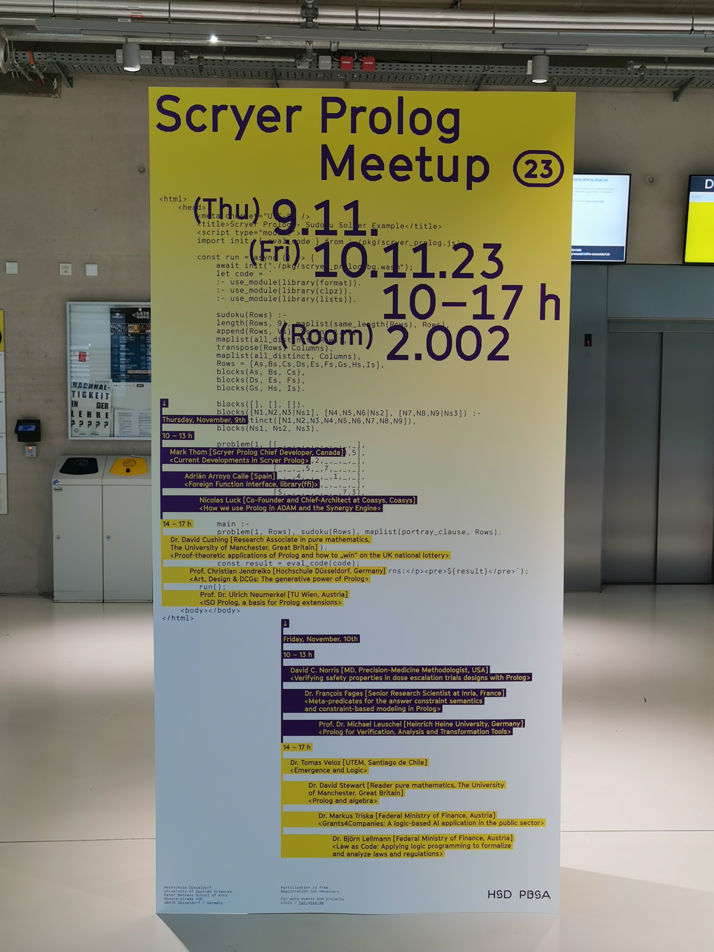 Scryer Prolog Meetup 2023 Notes