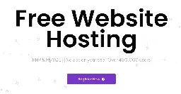 Free Web Hosting with PHP and MySQL