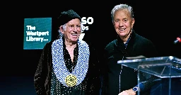 Rolling Stones guitarist Keith Richards honored with governor's award: 'Thank you, Connecticut'