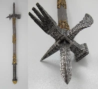 Ceremonial warhammer, Germany, 16th century AD