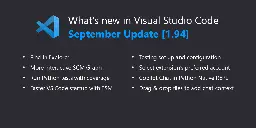 Visual Studio Code September 2024