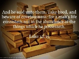 Luke 12:15