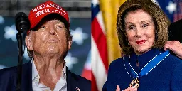 Trump challenging Nancy Pelosi to debate is ‘usual projection of his own insanity,’ her spokesperson says