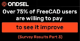 Over 75% of FreeCAD users are willing to pay to see it improved | Ondsel