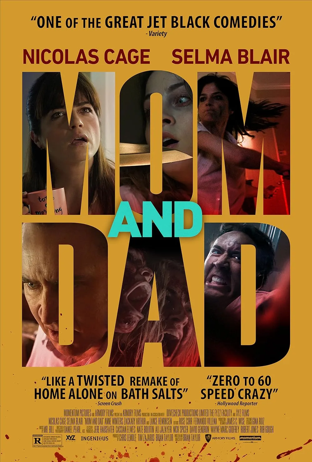 Mom and Dad (2017) ⭐ 5.6 | Comedy, Horror, Thriller