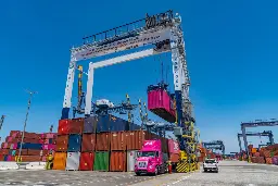 MITSUI E&S and PACECO commence commercial operations of World's First Hydrogen Fuel Cell Zero Emission RTG Crane at Port of Los Angeles - Hydrogen Central