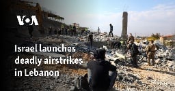 Israel launches deadly airstrikes in Lebanon