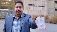 Researcher has developed, at a cost of less than one dollar, a wireless light switch that runs without batteries, can be installed anywhere on a wall and could reduce the cost of wiring a house by ...