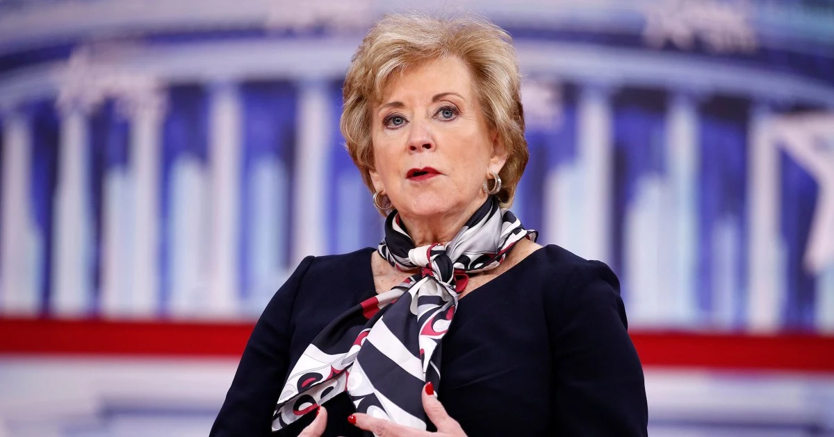 Trump names former wrestling executive Linda McMahon as his pick for education secretary