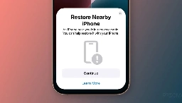 Bricked iPhone 16 Can Restore Firmware Wirelessly by Using a Nearby iPhone