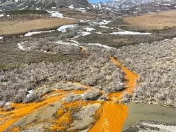 Alaskan rivers turning orange due to climate change, study finds