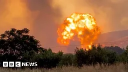 Greece fires trigger huge ammo depot explosions